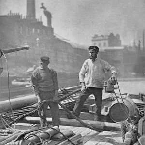 Dock Workers, from Street Life in London, 1877 (b / w photo)