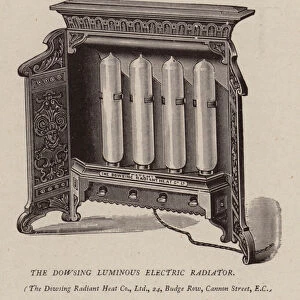 Dowsing luminous electric radiator (litho)