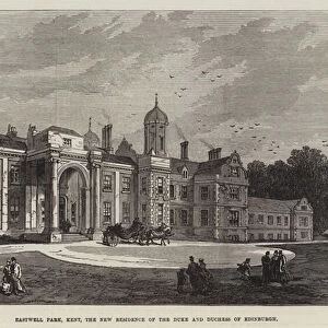 Eastwell Park, Kent, the New Residence of the Duke and Duchess of Edinburgh (engraving)