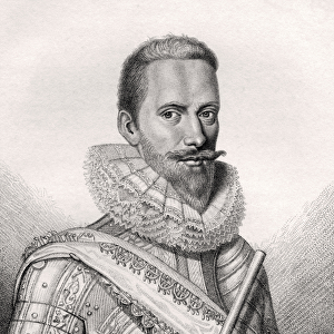 Edward Cecil, illustration from A catalogue of Royal and Noble Authors, Volume II