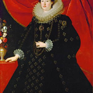 Eleonore de Gonzague (ou de Mantoue) - Portrait of Eleonora Gonzaga (1598-1655)