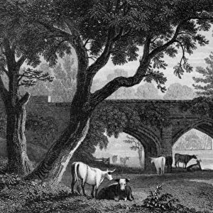 Eltham Bridge, Kent, engraved by Henry Adlard, 1832 (engraving)