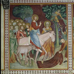 The Entry of Christ into Jerusalem, from a series of Scenes of the New Testament (fresco)