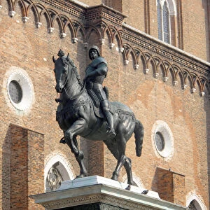 Equestrian statue of the Condottiere Colleoni by Andrea del Verrocchio, 1488