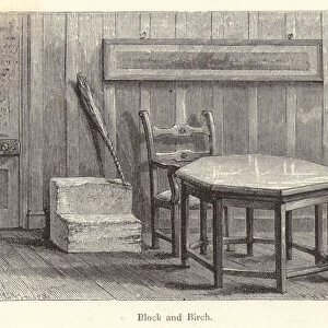 Eton College: Block and Birch (engraving)