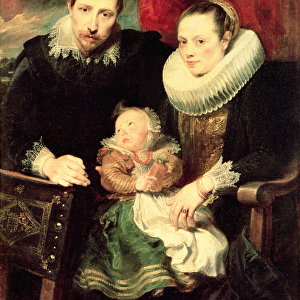A Family Portrait, c. 1618-21 (oil on canvas)