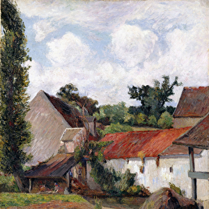 Farm at Osny, 1883 (oil on canvas)