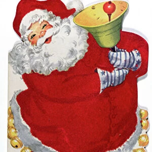 Father Christmas, Victorian Christmas card