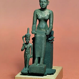 Figurines of Isis and Horus (bronze)