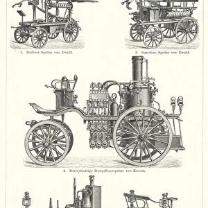 Fire engines (engraving)