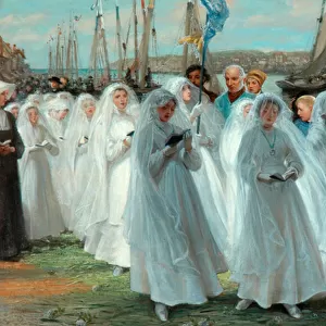The First Communion, 1878 (oil on canvas)
