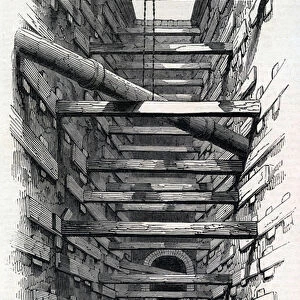 The Fleet Street sewer (engraving)
