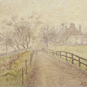 A Foggy Morning, Mortlake, 1907 (oil on canvas)