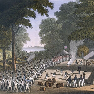 Fort Maxwell, 1820 (coloured aquatint)