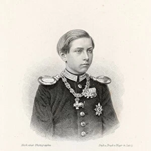 Friedrich Wilhelm, Prinz von Preussen (1859-1941) in the Allgemeine Moden-Zeitung