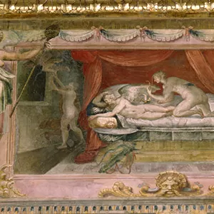 Frieze on the ceiling of the room of Cupid and Psyche, c. 1530 (fresco)