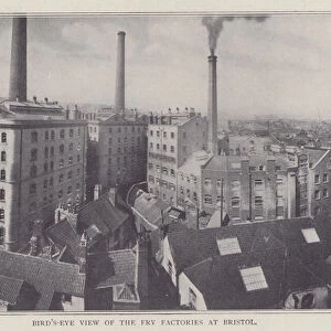 The Fry factories, Bristol (b / w photo)