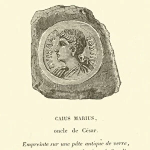 Gaius Marius, Roman general and politician, uncle of Julius Caesar (engraving)
