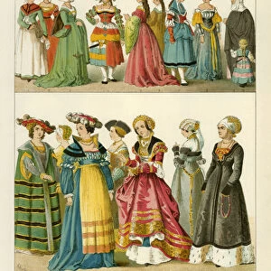 German Costumes 1500-1550