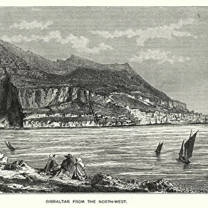 Gibraltar from the North-West (engraving)
