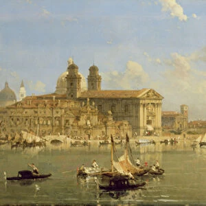 The Giudecca, Venice, 1854 (oil on canvas)