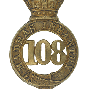 Glengarry badge, c. 1874-81 (brass)