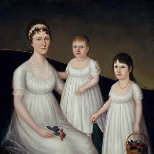 Grace Allison McCurdy and her Daughters, Mary Jane and Letitia Grace, c