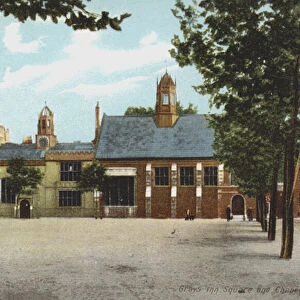 Grays Inn Square and Chapel, London (colour photo)