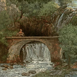 The Great Bridge, 1864 (oil on canvas)