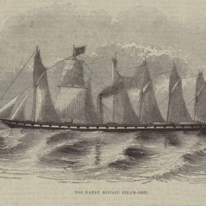 The Great Britain Steam Ship (engraving)