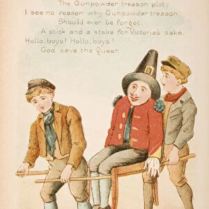 Guy Fawkes Day, from Old Mother Gooses Rhymes and Tales, published