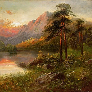 Highland Solitude (oil on canvas)