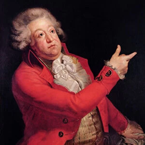 Honore Gabriel Riqueti (1749-91) Count of Mirabeau, c. 1790 (oil on canvas)
