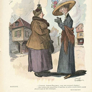 Illustration of Leonce Burret (1865-1915) in Le Smile, no. 19, 08 / 05 / 13 - Fashion, Hat