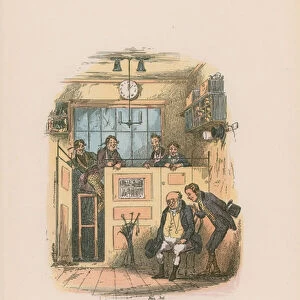 Illustration for Pickwick Papers (colour litho)
