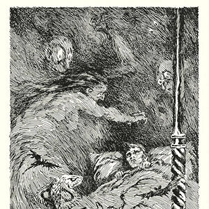Illustration for The Picture of Dorian Gray by Oscar Wilde (litho)