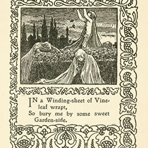 Illustration for Rubaiyat of Omar Khayyam (litho)
