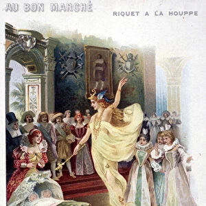 Illustration of the tale "Riquet a la houppe"