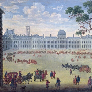 Imaginary View of the Tuileries (oil on canvas)