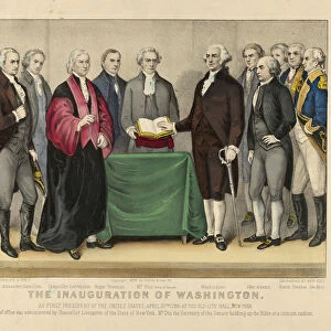The Inauguration of Washington as First President of the United States, April 30th 1789
