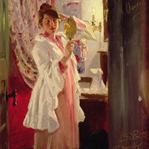 Interior with the Artists Wife, 1889 (panel)