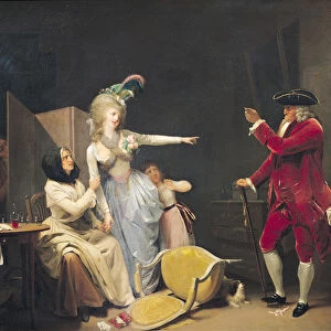 The Jealous Old Man, 1791 (oil on canvas)