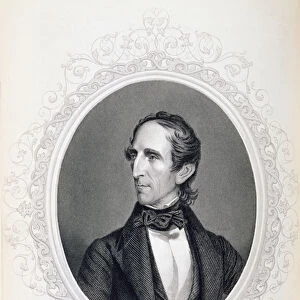 John Tyler, from The History of the United States, Vol. II, by Charles Mackay, engraved C