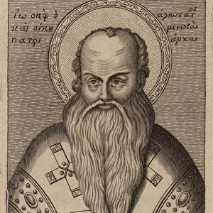 Joseph II, Patriarch of Constantinople (engraving)