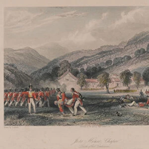 Joss House, Chapoo [sic], Death of Colonel Tomlinson, 1842 (engraving