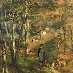 Jules Le Coeur in the Forest of Fontainebleau, 1866