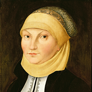Katharina Luther (nee von Bora), 1528 (oil on panel)