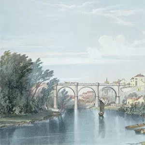 Knaresborough Viaduct (colour litho)