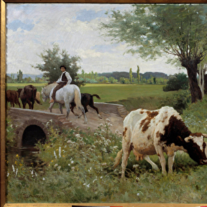La coache bien gardee Painting by Edouard Debat Ponsan (1847-1913) 1890 Sun