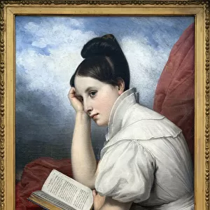 La Reader, Oil Painting On Canvas by Charles von Steuben (1788-1856), Photography, KIM Youngtae, Nantes, Musee des Beaux Arts de Nantes